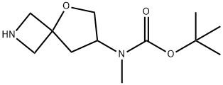 tert-butyl methyl(5-oxa-2-azaspiro[3.4]octan-7-yl)carbamate Structure