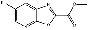 methyl 6-bromooxazolo[5,4-b]pyridine-2-carboxylate 구조식 이미지
