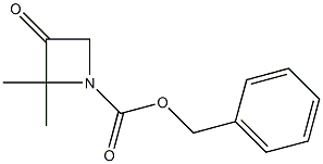 benzyl 2,2-dimethyl-3-oxoazetidine-1-carboxylate Structure