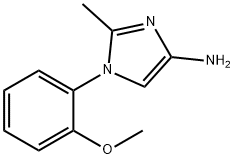 1-(2-methoxyphenyl)-2-methyl-1H-imidazol-4-amine 구조식 이미지