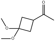 1-(3,3-dimethoxycyclobutyl)ethan-1-one Structure