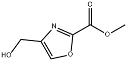 4-Hydroxymethyl-oxazole-2-carboxylic acid methyl ester Structure