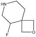 5-fluoro-2-oxa-7-azaspiro[3.5]nonane Structure