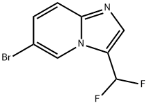 6-Bromo-3-(difluoromethyl)imidazo[1,2-a]pyridine 구조식 이미지