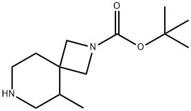 tert-butyl 5-methyl-2,7-diazaspiro[3.5]nonane-2-carboxylate Structure