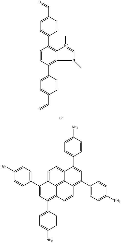 2092907-97-4 4,7-bis(4-formylphenyl)-1,3-dimethyl-1H-benzo[d]imidazol-3-ium bromide