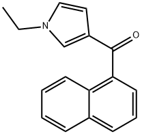 (1-ethyl-1H-pyrrol-3-yl)(naphthalen-1-yl)methanone Structure