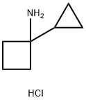 1-cyclopropylcyclobutan-1-amine hydrochloride Structure