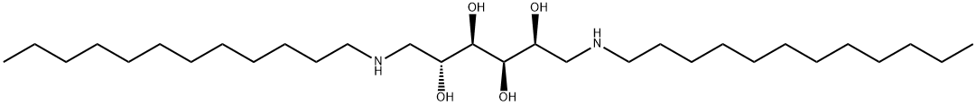 (2R,3R,4R,5S)-1,6-bis(dodecylamino)hexane-2,3,4,5-tetraol 구조식 이미지
