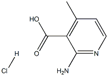 2-amino-4-methylpyridine-3-carboxylic acid hydrochloride Structure