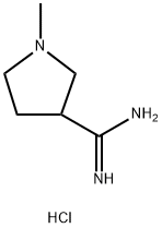 1-Methylpyrrolidine-3-carboximidamide dihydrochloride Structure