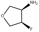 (3R,4R)-4-Fluorotetrahydrofuran-3-amine 구조식 이미지