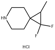 1,1-difluoro-2-methyl-6-azaspiro[2.5]octane hydrochloride 구조식 이미지