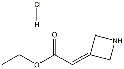 ethyl 2-(azetidin-3-ylidene)acetate hydrochloride Structure