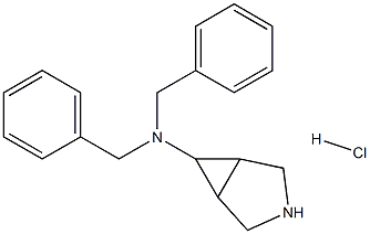 N,N-dibenzyl-3-azabicyclo[3.1.0]hexan-6-amine hydrochloride Structure