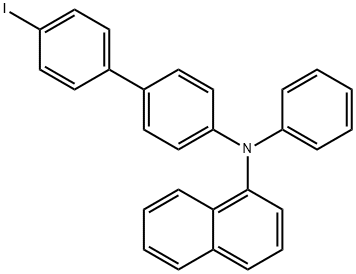 4-iodo-4'-[(1-naphthyl)phenylamino]biphenyl Structure