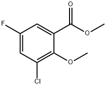 Methyl 3-chloro-5-fluoro-2-methoxybenzoate Structure