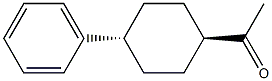 Ethanone, 1-(4-phenylcyclohexyl)-, trans- Structure