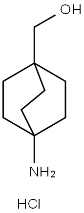 (4-Aminobicyclo[2.2.2]octan-1-yl)methanol hydrochloride Structure