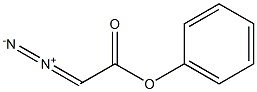 Acetic acid, 2-diazo-, phenyl ester Structure