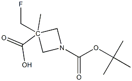 1-tert-butyl 3-methyl 3-(fluoromethyl)azetidine-1,3-dicarboxylate Structure