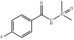 Dimethylsulfoxonium-4-(fluoro)benzoylmethylide Structure