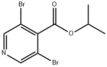 Propan-2-yl 3,5--dibromopyridine-4-carboxylate Structure