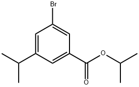 Propan-2-yl 3-bromo-5-isopropylbenzoate Structure