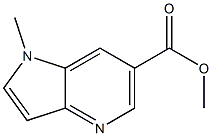 methyl 1-methyl-1H-pyrrolo[3,2-b]pyridine-6-carboxylate Structure