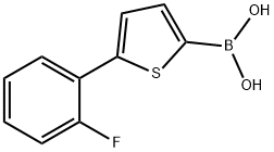 5-(2-Fluorophenyl)thiophene-2-boronic acid Structure