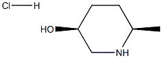 (3S,6R)-6-methylpiperidin-3-ol hydrochloride Structure