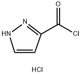 1H-PYRAZOLE-3-CARBONYL CHLORIDE  HCL Structure