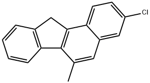 3-chloro-6-methyl-11H-benzo[a]fluorene Structure