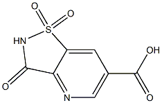 1,1,3-trioxo-2H,3H-1lambda6-[1,2]thiazolo[4,5-b]pyridine-6-carboxylic acid Structure