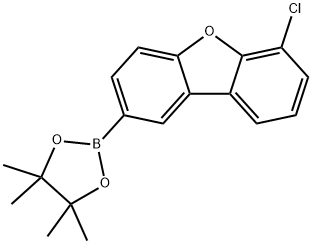 2-(6-chlorodibenzo[b,d]furan-2-yl)-4,4,5,5-tetramethyl-1,3,2-dioxaborolane Structure