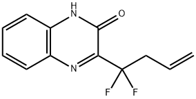 3-(1,1-Difluorobut-3-en-1-yl)quinoxaline-2-ol Structure
