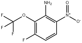 3-Fluoro-2-(trifluoromethoxy)-6-nitroaniline Structure