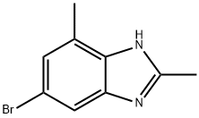 5-bromo-2,7-dimethyl-1H-1,3-benzodiazole 구조식 이미지