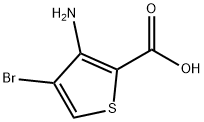 3-amino-4-bromothiophene-2-carboxylic acid Structure