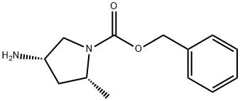 Benzyl (2R,4S)-4-amino-2-methylpyrrolidine-1-carboxylate Structure