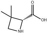 (2R)-3,3-dimethylazetidine-2-carboxylic acid Structure