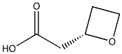 (S)-2-(oxetan-2-yl)acetic acid Structure