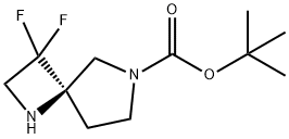 tert-butyl (R)-3,3-difluoro-1,6-diazaspiro[3.4]octane-6-carboxylate Structure