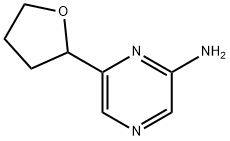 6-(tetrahydrofuran-2-yl)pyrazin-2-amine Structure