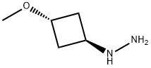 ((1r,3r)-3-methoxycyclobutyl)hydrazine Structure