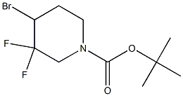 tert-butyl 4-bromo-3,3-difluoropiperidine-1-carboxylate Structure