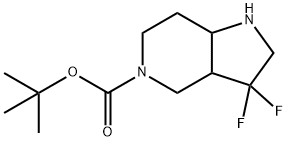 tert-butyl 3,3-difluorooctahydro-5H-pyrrolo[3,2-c]pyridine-5-carboxylate Structure