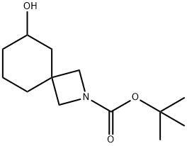 tert-butyl 6-hydroxy-2-azaspiro[3.5]nonane-2-carboxylate Structure