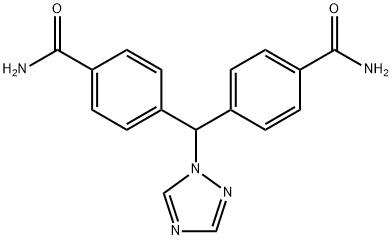 Benzamide, 4,4'-(1H-1,2,4-triazol-1-ylmethylene)bis- 구조식 이미지
