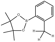 4,4,5,5-tetramethyl-2-(2-(methyl-d3)phenyl)-1,3,2-dioxaborolane Structure